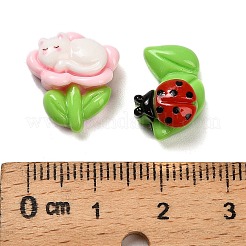 Opaque Resin Cabochons&nbsp;RESI-I068-03