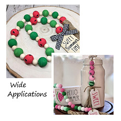 Natural Wooden Beads&nbsp;WOOD-TAC0010-03A