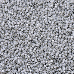 MIYUKIデリカビーズ  シリンダー  日本製シードビーズ  11/0  （db1455)シルバーライニングライトスモークオパール  1.3x1.6mm  穴：0.8mm  約2000個/10g&nbsp;X-SEED-J020-DB1455