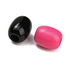 Opaque Acrylic European Beads&nbsp;AC-CBA6BCC-16