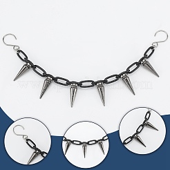 2Pcs Brass & Alloy Shoes Chains&nbsp;HJEW-SP00014