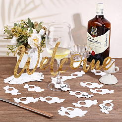 200Pcs Cardboard Wine Glass Charms&nbsp;FIND-GA0007-50