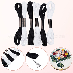 24 Skeins 2Bags 2 Colors Polyester Embroidery Threads for Cross Stitch&nbsp;SENE-CY0001-14