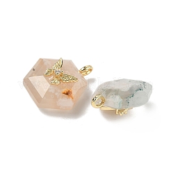 Natural Mixed Gemstone Faceted Pendants&nbsp;G-P585-01G