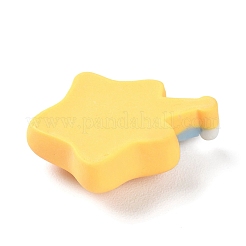 オペーク樹脂カボション  漫画のカボション  スター  25x22.5x8.5mm&nbsp;RESI-G079-01D