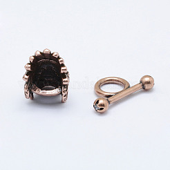 真鍮製マンテル  インディアン  カドミウムフリー＆ニッケルフリー＆鉛フリー  赤銅鉱  インド：22x15x13mm  穴：7x8mm  バー：24x14x5mm  穴：8mm&nbsp;KK-P130-080R-NR
