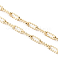 Soldered Brass Paperclip Chain Slider Bracelet Making&nbsp;AJEW-JB01556