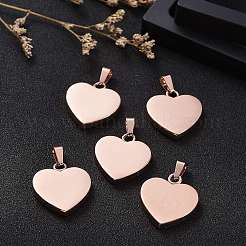 Ion Plating(IP) Fashionable 304 Stainless Steel Stamping Blank Tag Pendants&nbsp;LS-STAS-J002B-01RG