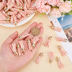 100Pcs Faux Suede Tassel Pendant Decorations&nbsp;FIND-SC0003-22B
