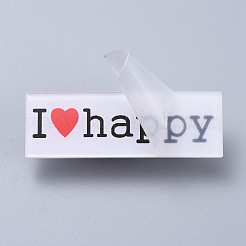 Acrylic Safety Brooches&nbsp;JEWB-D006-A05
