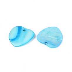 Dyed Natural Freshwater Shell Pendants&nbsp;SHEL-T020-58