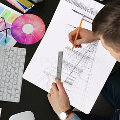 5枚A4サイズのアートデッサンスケッチブック  空白のノート  長方形  ホワイト  295x210x5.5mm&nbsp;LS-DRAW-WH0007-003A