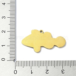 201 Stainless Steel Pendants&nbsp;STAS-R118-01G