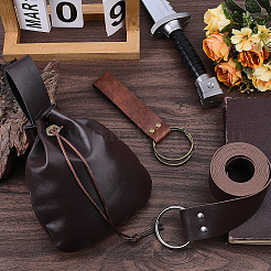 1Pc Medieval  PU Imitation Leather Wallets&nbsp;AJEW-CL0003-69A