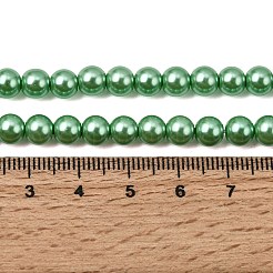 Eco-Friendly Dyed Glass Pearl Round Beads Strands&nbsp;HY-A002-6mm-RB008