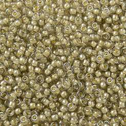 MIYUKIラウンドロカイユビーズ  日本製シードビーズ  （rr2250)  8/0  3mm  穴：1mm  約2111~2277個/50g&nbsp;SEED-X0055-RR2250