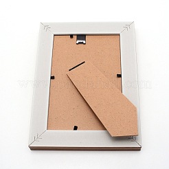 プラスチックディスプレイフォトフレーム  フラミンゴ模様の長方形  ビスク  200x150x19.5~21.5mm&nbsp;AJEW-WH0241-08