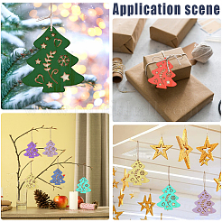 DIY Wood Pendant Decorations&nbsp;WOOD-WH20007-02B