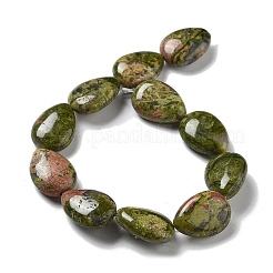 Natural Unakite Beads Strands&nbsp;G-P528-L19-01