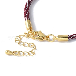 Nylon Cord Bracelets&nbsp;MAK-C003-02G-37