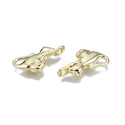 ラックメッキ合金ペンダント  カドミウムフリー＆ニッケルフリー＆鉛フリー  ヒョウ  ライトゴールド  28.5x16x5mm  穴：2mm&nbsp;PALLOY-N150-62LG