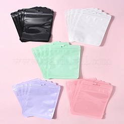 60Pcs 5 Colors Plastic Packaging Yin-yang Resealable Bags&nbsp;OPP-FS0001-20