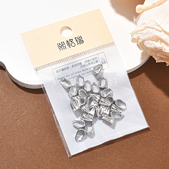 シェグレース ブラス スナップオン ベイル  カドミウムフリー＆ニッケルフリー＆鉛フリー  プラチナ  8x5x4.5mm  穴：7x4mm&nbsp;XGRQ1U666-374P