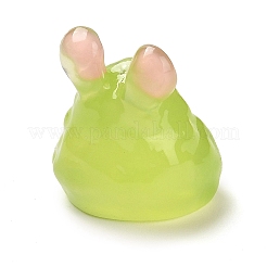 Luminous Resin Cute Little Rabbit Ornaments&nbsp;RESI-I054-01E