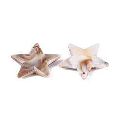 Two Tone Opaque Plastic Pendants&nbsp;KY-N025-47