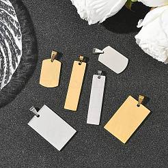 3Pcs 3 Styles Stainless Steel Pendants&nbsp;STAS-YW0003-38G