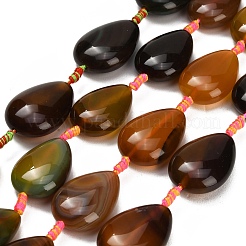 Natural Yellow Agate Beads Strands&nbsp;GG-CBAB9C6-C02-01