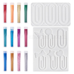 2Pcs 2 Styles Silicone Bookmark Molds&nbsp;DIY-TA0015-02