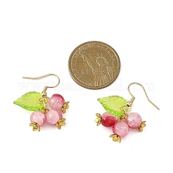 Round Glass Dangle Earrings&nbsp;EJEW-JE06760