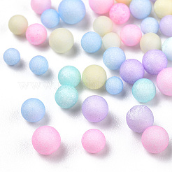 小さなクラフトフォームボール  ラウンド  DIYの結婚式の休日の工芸品を作るために  ミックスカラー  2.5~3.5mm&nbsp;KY-T007-08M