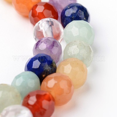 Natural Mixed Stone Beads Strands&nbsp;G-J376-24-6mm-1