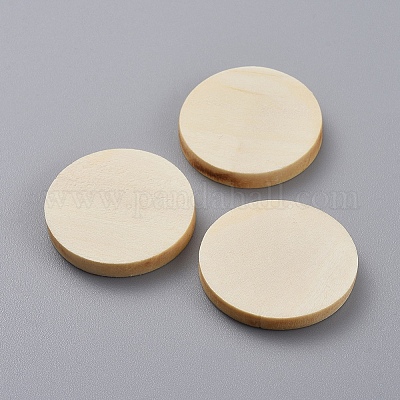 Blank Wood Cabochons&nbsp;WOOD-WH0098-88-1