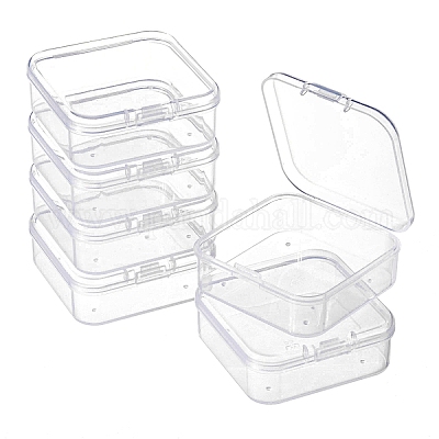 Square Plastic Bead Storage Containers&nbsp;CON-FS0001-07A-1