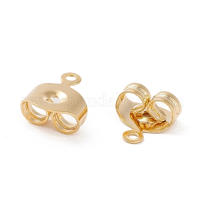 Brass Ear Nuts&nbsp;X-KK-P001-75G-B-1