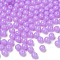 Fluorescent Acrylic Beads, Round, Lilac, 6mm, Hole: 1.5mm, about 3850pcs/500g