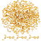 200Pcs Alloy Bead Tips, Calotte Ends, Clamshell Knot Cover, Golden, 10.5x5mm, Inner Diameter: 4.5x4.5mm
