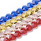 Transparent Glass Beads, Faceted, Heart, Mixed Color, 14x14x8.5mm, Hole: 1mm