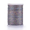 Polyester Metallic Thread, Colorful, 1mm, about 7 yards/roll