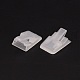 プラスチックリングホルダー  リングディスプレイスタンド  長方形  透明  24x16.5x10mm&nbsp;KY-WH0043-18A-1