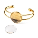 DIY Blank Dome Bangle Making Kit&nbsp;DIY-FS0003-50G-3