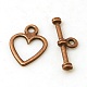 Mixed Tibetan Style Toggle Clasps&nbsp;TIBE-MSMC008-01R-2