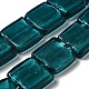 Handmade Silver Foil Lampwork Beads Strands&nbsp;FOIL-K002-01-1
