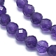 Natural Amethyst Beads Strands&nbsp;G-D0003-E84-4MM-3