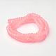 Baking Paint Transparent Glass Bead Strands&nbsp;X-GLAA-S031-4mm-28-2