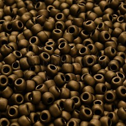 トーホー 6/0ラウンドビーズ  日本製シードビーズ  （702)マットカラーダークカッパー  4mm  穴：1.5mm  約168個/10g&nbsp;X-SEED-TR06-0702