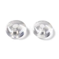 透明な染色ガラスシードビーズ  ドーナツ  ゲインボロ  6x3mm  穴：1.2mm  約2500個/ポンド&nbsp;SEED-T007-02K